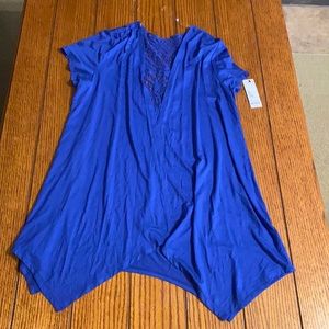Apt 9 blue cardigan size L.